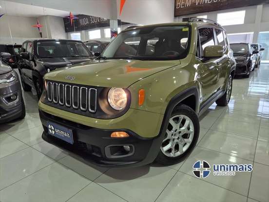 JEEP-RENEGADE-1.8 16V FLEX LONGITUDE 4P AUTOMÁTICO JEEP-RENEGADE-2016