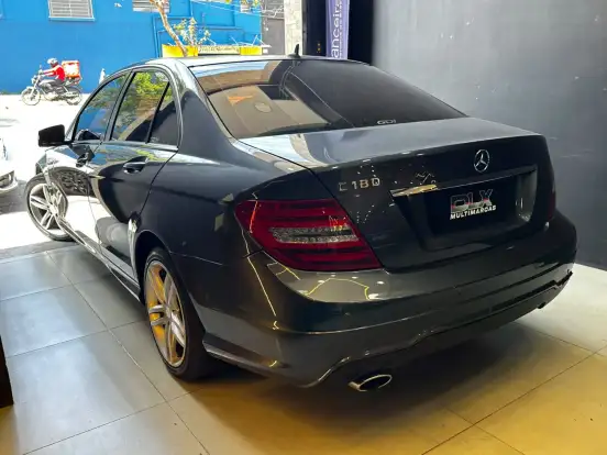 MERCEDES-BENZ-C 180-1.6 CGI SPORT 16V TURBO GASOLINA 4P AUTOMÁTICO MERCEDES-BENZ-C 180-2013