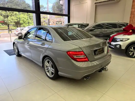 MERCEDES-BENZ-C 180-1.6 CGI SPORT 16V TURBO GASOLINA 4P AUTOMÁTICO MERCEDES-BENZ-C 180-2013