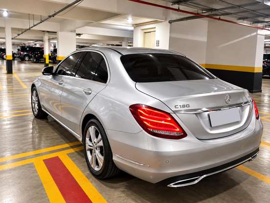 MERCEDES-BENZ-C 180-1.6 CGI AVANTGARDE 16V TURBO GASOLINA 4P AUTOMÁTICO MERCEDES-BENZ-C 180-2015