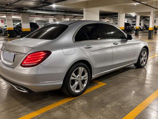 MERCEDES-BENZ-C 180-1.6 CGI AVANTGARDE 16V TURBO GASOLINA 4P AUTOMÁTICO MERCEDES-BENZ-C 180-2015
