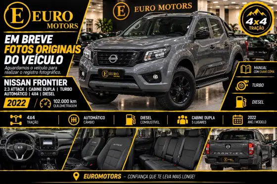 NISSAN FRONTIER 2.3 16V TURBO DIESEL ATTACK CD 4X4 AUTOMÁTICO