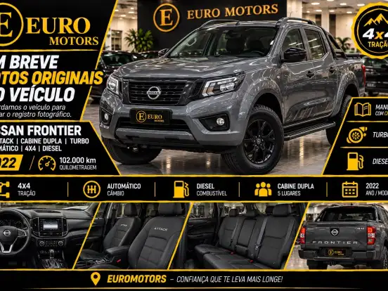NISSAN-FRONTIER-2.3 16V TURBO DIESEL ATTACK CD 4X4 AUTOMÁTICO NISSAN-FRONTIER-2021