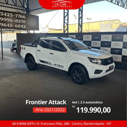 NISSAN FRONTIER 2.3 16V TURBO DIESEL ATTACK CD 4X4 AUTOMÁTICO