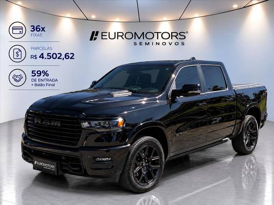 RAM 1500 3.0 HURRICANE 6 BITURBO GASOLINA LARAMIE NIGHT EDITION CD 4X4 AUTOMÁTICO