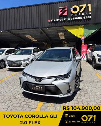 TOYOTA COROLLA 2.0 VVT-IE FLEX GLI DIRECT SHIFT