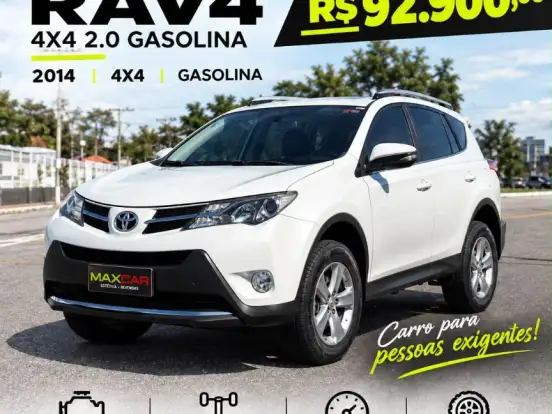 TOYOTA-RAV4-2.0 4X4 16V GASOLINA 4P AUTOMÁTICO TOYOTA-RAV4-2014