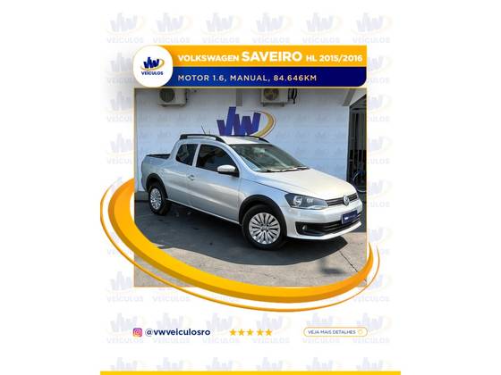VOLKSWAGEN SAVEIRO 1.6 MI HIGHLINE CD 8V FLEX 2P MANUAL