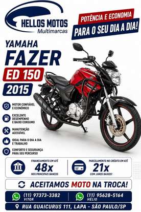 YAMAHA-YS 150 FAZER SED-2015
