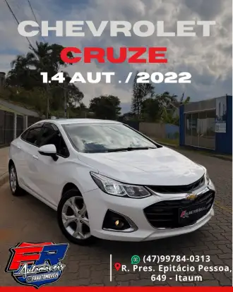 CHEVROLET-CRUZE-1.4 TURBO LT 16V FLEX 4P AUTOMÁTICO CHEVROLET-CRUZE-2022