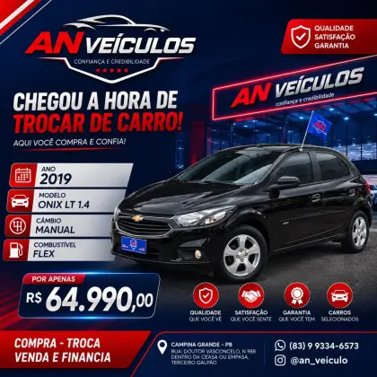 CHEVROLET ONIX 1.4 MPFI LT 8V FLEX 4P AUTOMÁTICO
