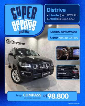JEEP-COMPASS-2.0 16V DIESEL LONGITUDE 4X4 AUTOMÁTICO JEEP-COMPASS-2020