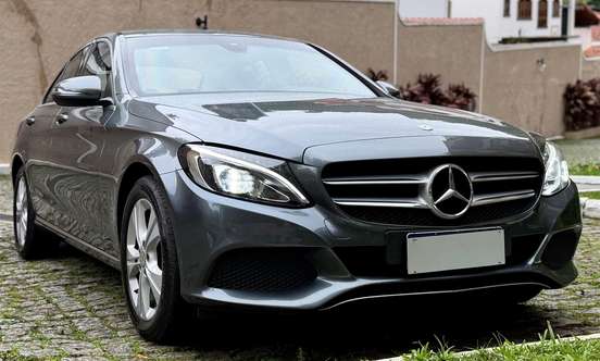 MERCEDES-BENZ-C 180-1.6 CGI AVANTGARDE 16V TURBO GASOLINA 4P AUTOMÁTICO MERCEDES-BENZ-C 180-2016