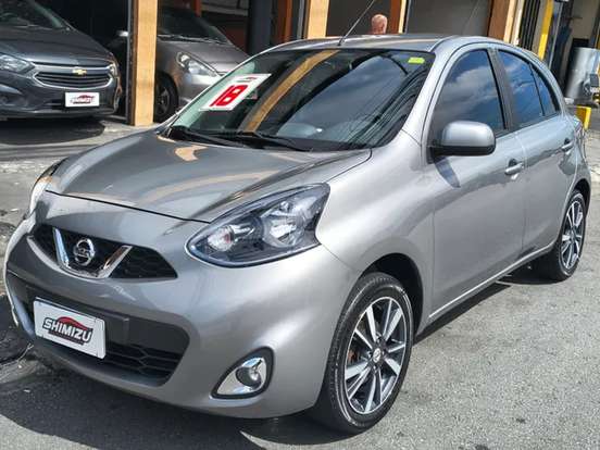 NISSAN-MARCH-1.6 SL 16V FLEX 4P XTRONIC NISSAN-MARCH-2018