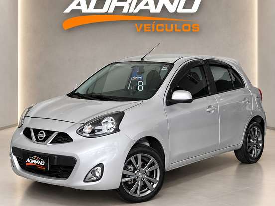 NISSAN-MARCH-1.6 SL 16V FLEX 4P XTRONIC NISSAN-MARCH-2018