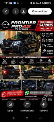 NISSAN FRONTIER 2.3 16V TURBO DIESEL PRO4X CD 4X4 AUTOMÁTICO