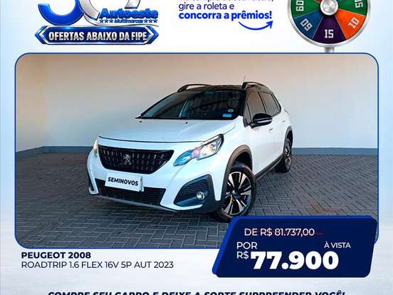 PEUGEOT-2008-1.6 16V FLEX ROADTRIP 4P AUTOMÁTICO PEUGEOT-2008-2023