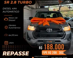 TOYOTA HILUX 2.8 D-4D TURBO DIESEL CD SR 4X4 AUTOMÁTICO TOYOTA HILUX 2.8 D-4D TURBO DIESEL CD SR 4X4 AUTOMÁTICO