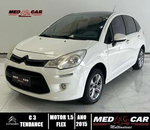CITROËN-C3-1.5 TENDANCE 8V FLEX 4P MANUAL CITROËN-C3-2015