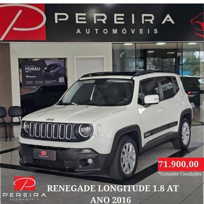 JEEP RENEGADE 1.8 16V FLEX LONGITUDE 4P AUTOMÁTICO