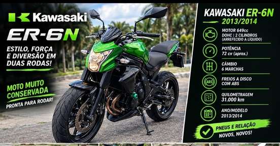 KAWASAKI-ER-6N ABS-2013