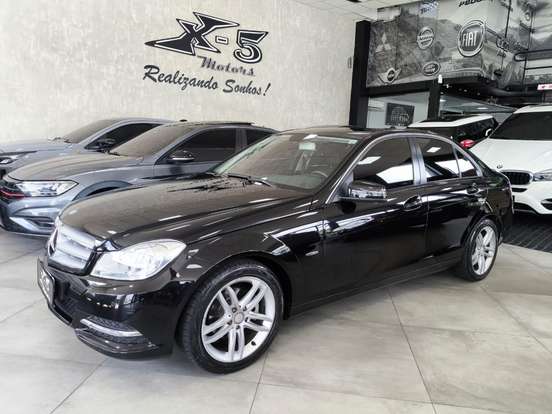 MERCEDES-BENZ-C 180-1.6 CGI CLASSIC 16V TURBO GASOLINA 4P AUTOMÁTICO MERCEDES-BENZ-C 180-2012