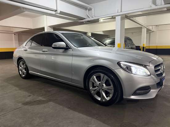 MERCEDES-BENZ-C 180-1.6 CGI AVANTGARDE 16V TURBO GASOLINA 4P AUTOMÁTICO MERCEDES-BENZ-C 180-2015