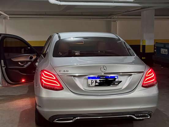 MERCEDES-BENZ-C 180-1.6 CGI AVANTGARDE 16V TURBO GASOLINA 4P AUTOMÁTICO MERCEDES-BENZ-C 180-2015