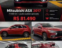 MITSUBISHI ASX 2.0 4X2 16V FLEX 4P AUTOMÁTICO MITSUBISHI ASX 2.0 4X2 16V FLEX 4P AUTOMÁTICO