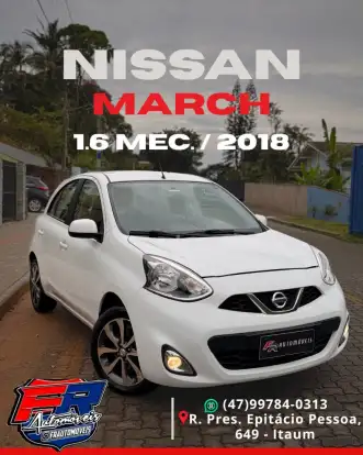 NISSAN-MARCH-1.6 SV 16V FLEXSTART 4P MANUAL NISSAN-MARCH-2018