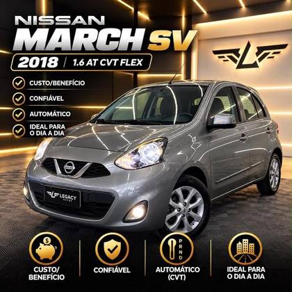 NISSAN MARCH 1.6 SV 16V FLEX 4P XTRONIC