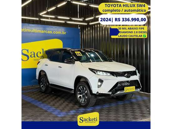 TOYOTA-HILUX SW4-2.8 D-4D TURBO DIESEL DIAMOND 7L 4X4 AUTOMÁTICO TOYOTA-HILUX SW4-2024