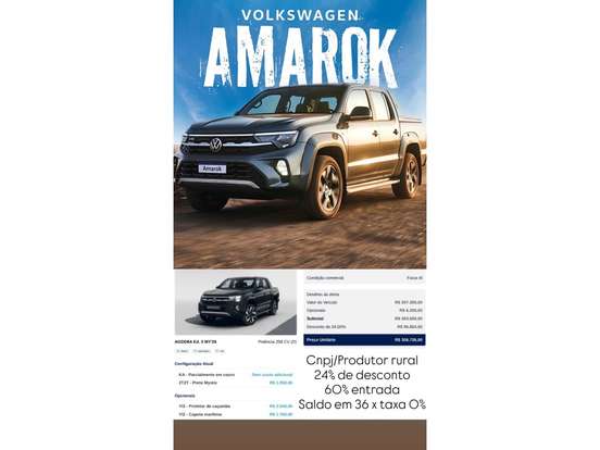 VOLKSWAGEN-AMAROK-3.0 V6 TDI DIESEL EXTREME CD 4MOTION AUTOMÁTICO VOLKSWAGEN-AMAROK-2026