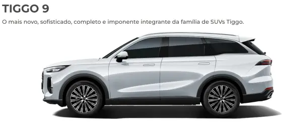 CAOA CHERY TIGGO 9 2.0 TGDI GASOLINA AWD AUTOMÁTICO