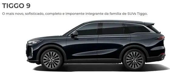 CAOA CHERY TIGGO 9 2.0 TGDI GASOLINA AWD AUTOMÁTICO