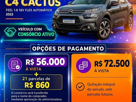 CITROËN-C4 CACTUS-1.6 VTI 120 FLEX FEEL EAT6 CITROËN-C4 CACTUS-2022