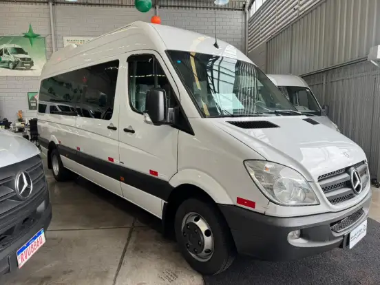 MERCEDES-BENZ-SPRINTER-2.2 515 CDI VAN 18 LUGARES TETO ALTO 16V BI-TURBO DIESEL MANUAL MERCEDES-BENZ-SPRINTER-2014