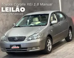 TOYOTA COROLLA 1.8 XEI 16V FLEX 4P MANUAL TOYOTA COROLLA 1.8 XEI 16V FLEX 4P MANUAL