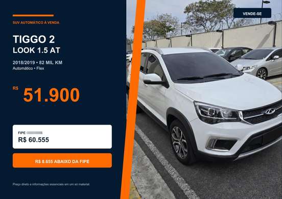 CAOA CHERY-TIGGO 2-2018