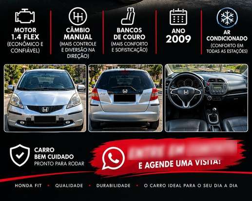 HONDA-FIT-1.4 LX 16V FLEX 4P MANUAL HONDA-FIT-2009