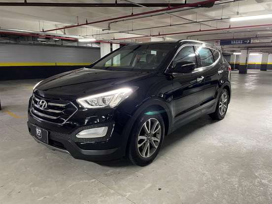 HYUNDAI-SANTA FÉ-3.3 MPFI 4X4 V6 270CV GASOLINA 4P AUTOMÁTICO HYUNDAI-SANTA FÉ-2014