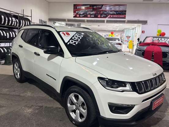 JEEP-COMPASS-2.0 16V FLEX SPORT 4X4 AUTOMÁTICO JEEP-COMPASS-2018