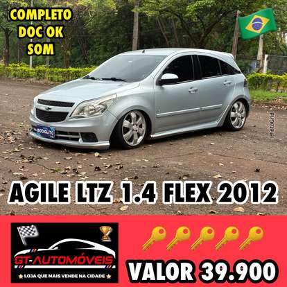 CHEVROLET-AGILE-1.4 MPFI LTZ WIFI 8V FLEX 4P MANUAL CHEVROLET-AGILE-2011