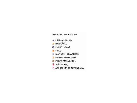 CHEVROLET-ONIX-1.0 MPFI JOY 8V FLEX 4P MANUAL CHEVROLET-ONIX-2017