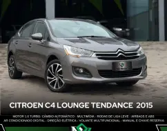 CITROËN C4 LOUNGE 1.6 TENDANCE 16V TURBO FLEX 4P AUTOMÁTICO CITROËN C4 LOUNGE 1.6 TENDANCE 16V TURBO FLEX 4P AUTOMÁTICO