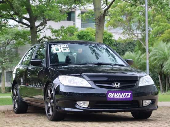 HONDA-CIVIC-1.7 EX 16V GASOLINA 4P AUTOMÁTICO HONDA-CIVIC-2005