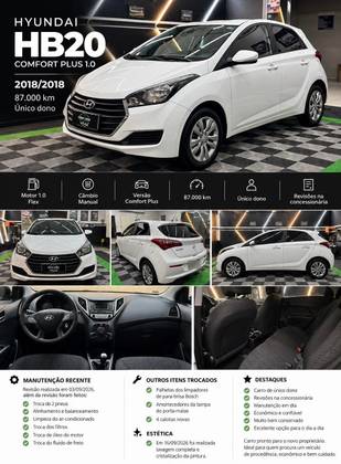 HYUNDAI HB20 1.0 COMFORT PLUS 12V FLEX 4P MANUAL