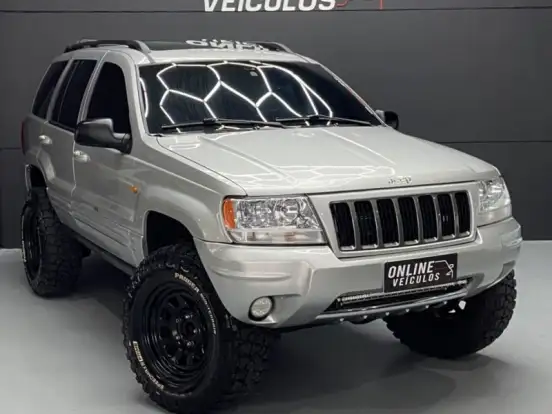 JEEP-GRAND CHEROKEE-4.7 LIMITED 4X4 V8 16V GASOLINA 4P AUTOMÁTICO JEEP-GRAND CHEROKEE-2004