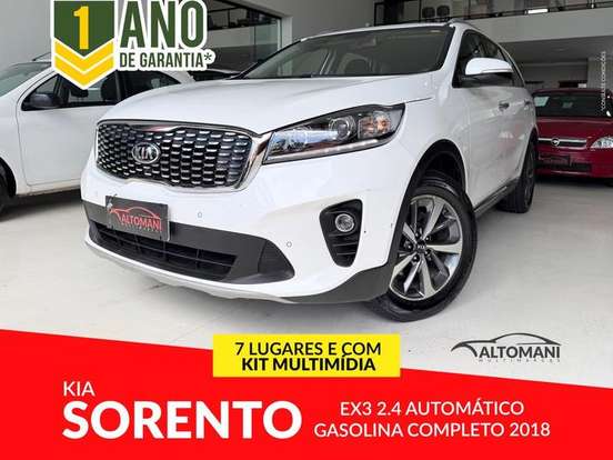 KIA-SORENTO-2.4 16V GASOLINA EX 7L AUTOMÁTICO KIA-SORENTO-2017