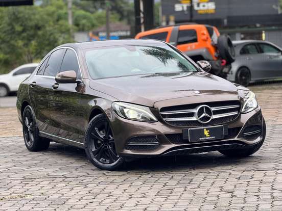 MERCEDES-BENZ-C 180-1.6 CGI 16V TURBO GASOLINA 4P AUTOMÁTICO MERCEDES-BENZ-C 180-2014